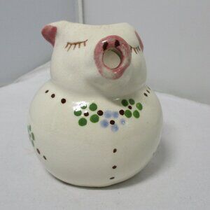 Vintage Small Shawnee Pottery Piggy Pig Creamer